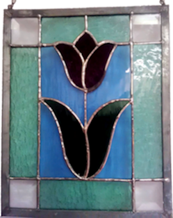 Tiffany method stained glass repair